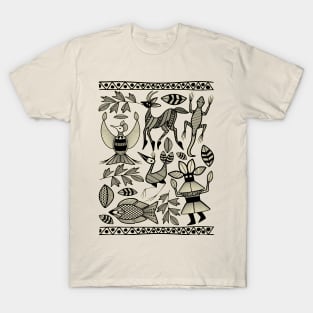 African Senufo Korhogo Tribal Ethnic Art T-Shirt